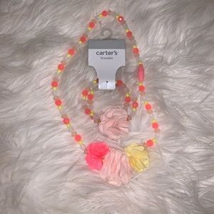 Baby girl necklace & bracelet set
